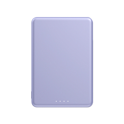 Беспроводной магнитный ПЗУ Xiaomi Super Slim Magnetic Power Bank 5000, голубой