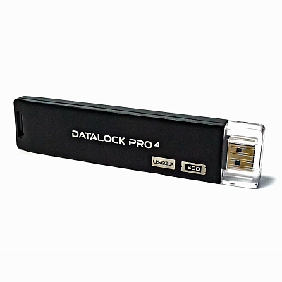 Флешка с аппаратным шифрованием DataLock PRO4 USB 3.2, синий, 128Гб
