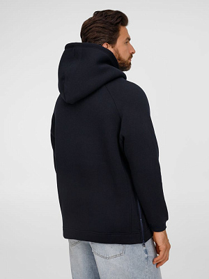 Худи унисекс оверсайз Easy Street, темно-синее