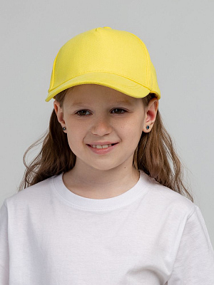 Бейсболка детская Standard Kids, желтая