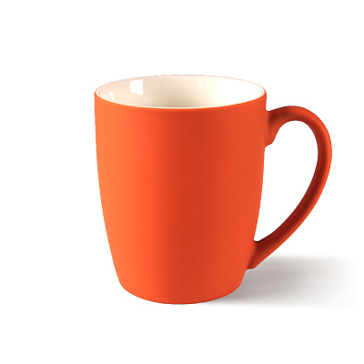 Кружка MATFEY soft touch 350 мл (Оранжевый)