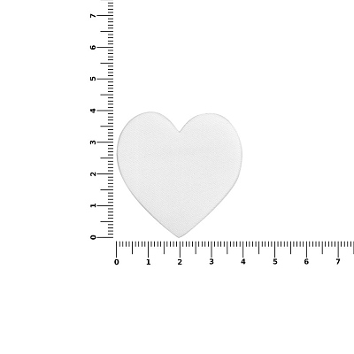 Наклейка тканевая Lunga Cor, M, белая