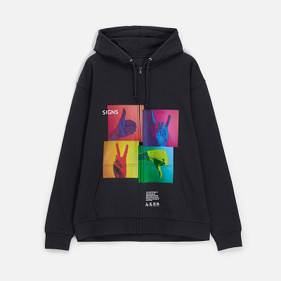 Толстовка унисекс Carter, черная