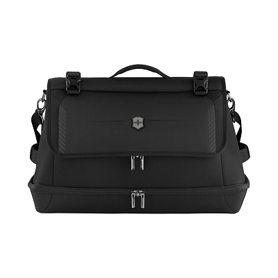 Дорожная сумка VICTORINOX Crosslight Duffel, черная, RPET полиэстер, 52x30x33 см, 37 л (Черный)