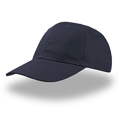 Бейсболка START SIX, 6 клиньев, застежка на липучке (Тёмно-синий)
