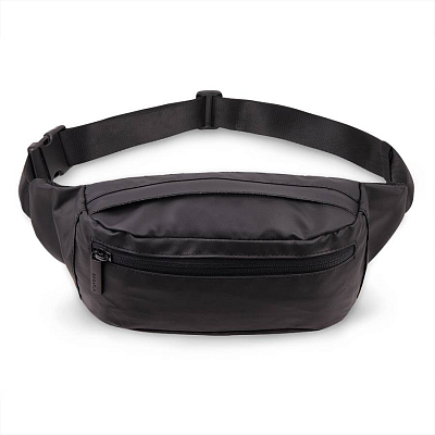 Сумка на пояс SIN, черный, 37х13х8 см, 100% полиэстер (Чёрный)