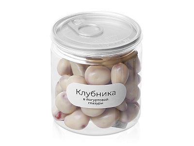 Клубника в йогуртовой глазури Glazura, 140 гр (Белый) Клубника в йогуртовой глазури Glazura, 140 гр (Белый)