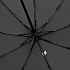 Складной зонт Dome Double с двойным куполом, серый - Фото 3