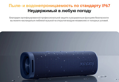 Портативная колонка Xiaomi Sound Outdoor 30W, черный