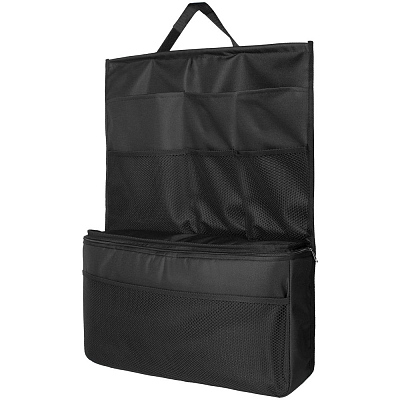 Органайзер с термоотделением на спинку сиденья Cool Rider, черный (Чёрный)