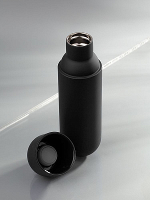 Термос Tubula Soft Touch, черный